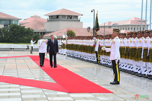 Lễ đón Tổng Bí thư Tô Lâm và phu nhân thăm chính thức Malaysia