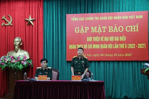 Gặp mặt báo chí giới thiệu về Đại hội đại biểu Đoàn Thanh niên Cộng sản Hồ Chí Minh Quân đội lần thứ X (2022 - 2027)