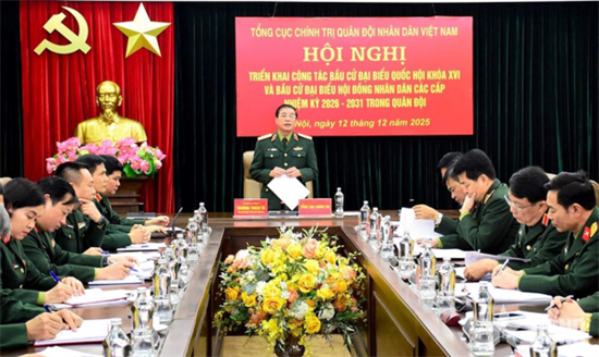 Toàn quân quyết tâm thực hiện tốt công tác bầu cử đại biểu Quốc hội khóa XVI và đại biểu Hội đồng nhân dân các cấp nhiệm kỳ 2026 - 2031