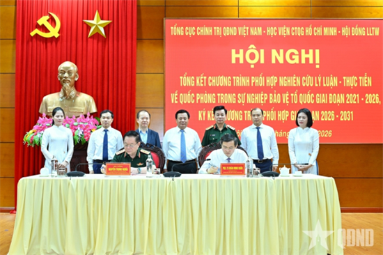 Nâng cao chất lượng phối hợp nghiên cứu lý luận, thực tiễn về quốc phòng