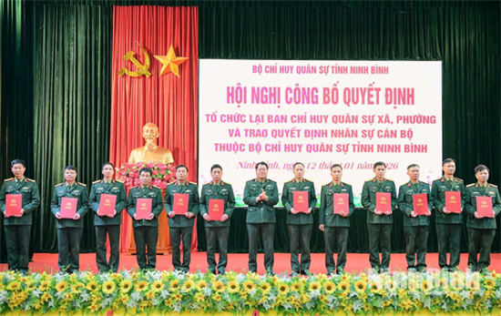 Tập trung xây dụng đội ngũ cán bộ cơ quan quân sự cấp xã đáp ứng yêu cầu nhiệm vụ trong tình hình mới