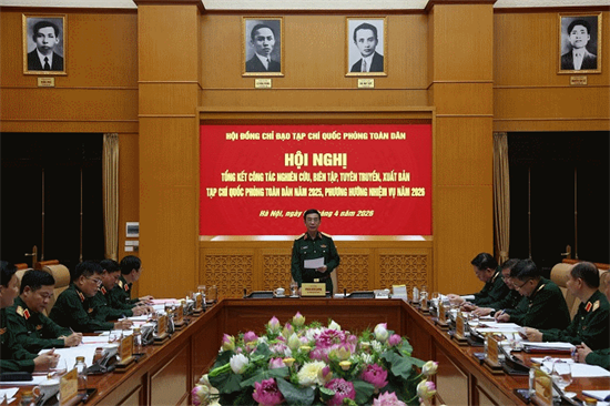 Hội đồng Chỉ đạo Tạp chí Quốc phòng toàn dân họp phiên đầu năm 2026