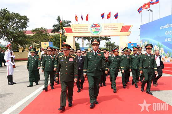 Giao lưu hữu nghị quốc phòng biên giới Việt Nam - Lào lần thứ 3 thành công tốt đẹp